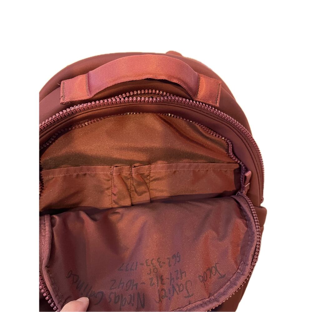 All In Motion Soft Shell Backpack for Women Burgundy - Picture 3 of 5